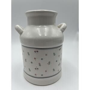 Vintage Double Handle Farmhouse Milk Jug Put Kitchen Utensils